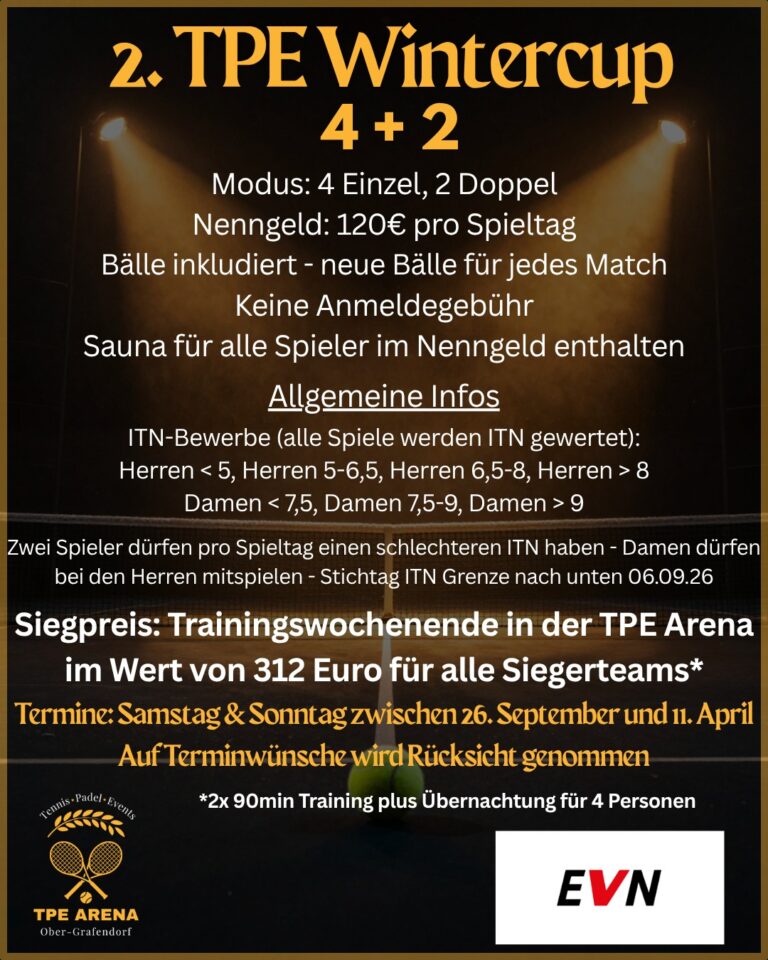 Wintercup 4+2 in der TPE Arena