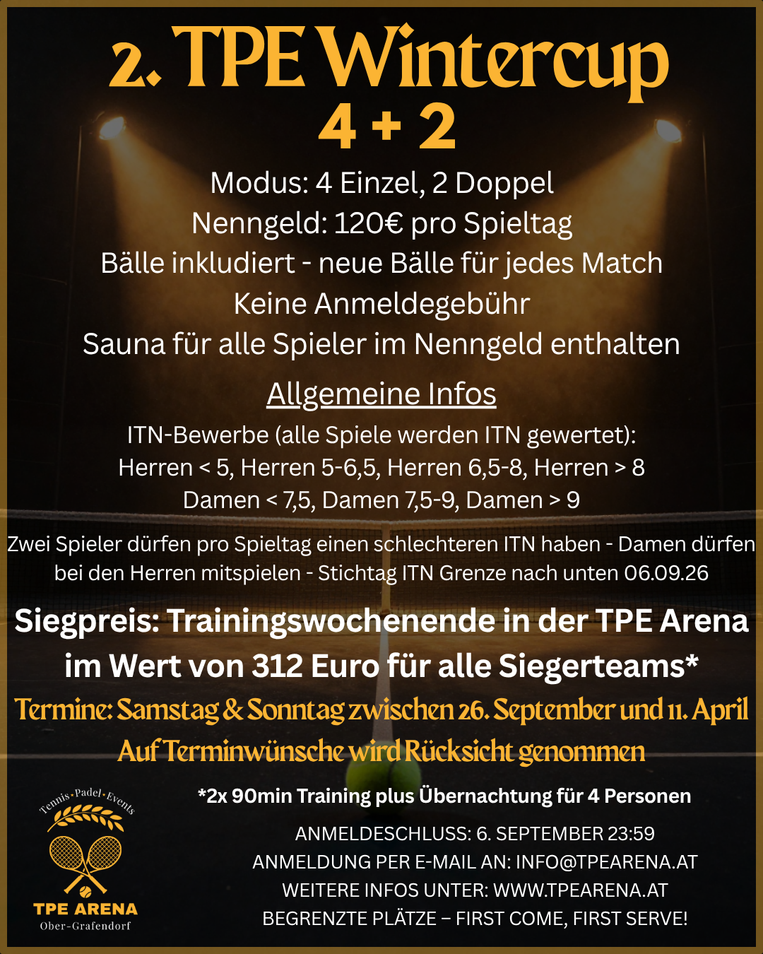 Wintercup 4+2 in der TPE Arena