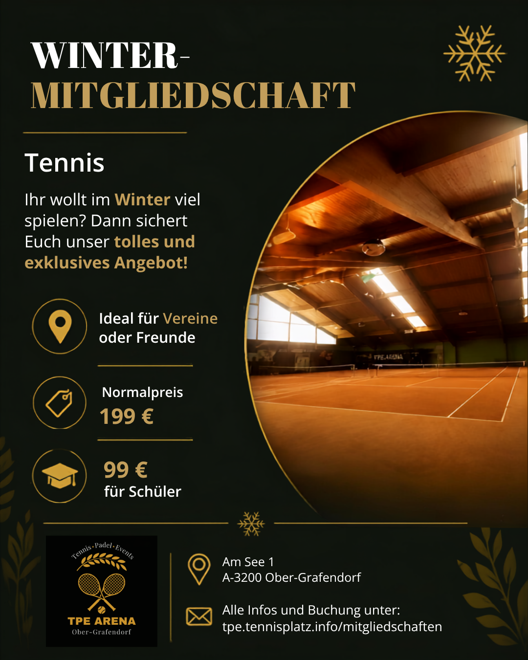 Tennis Wintermitgliedschaft